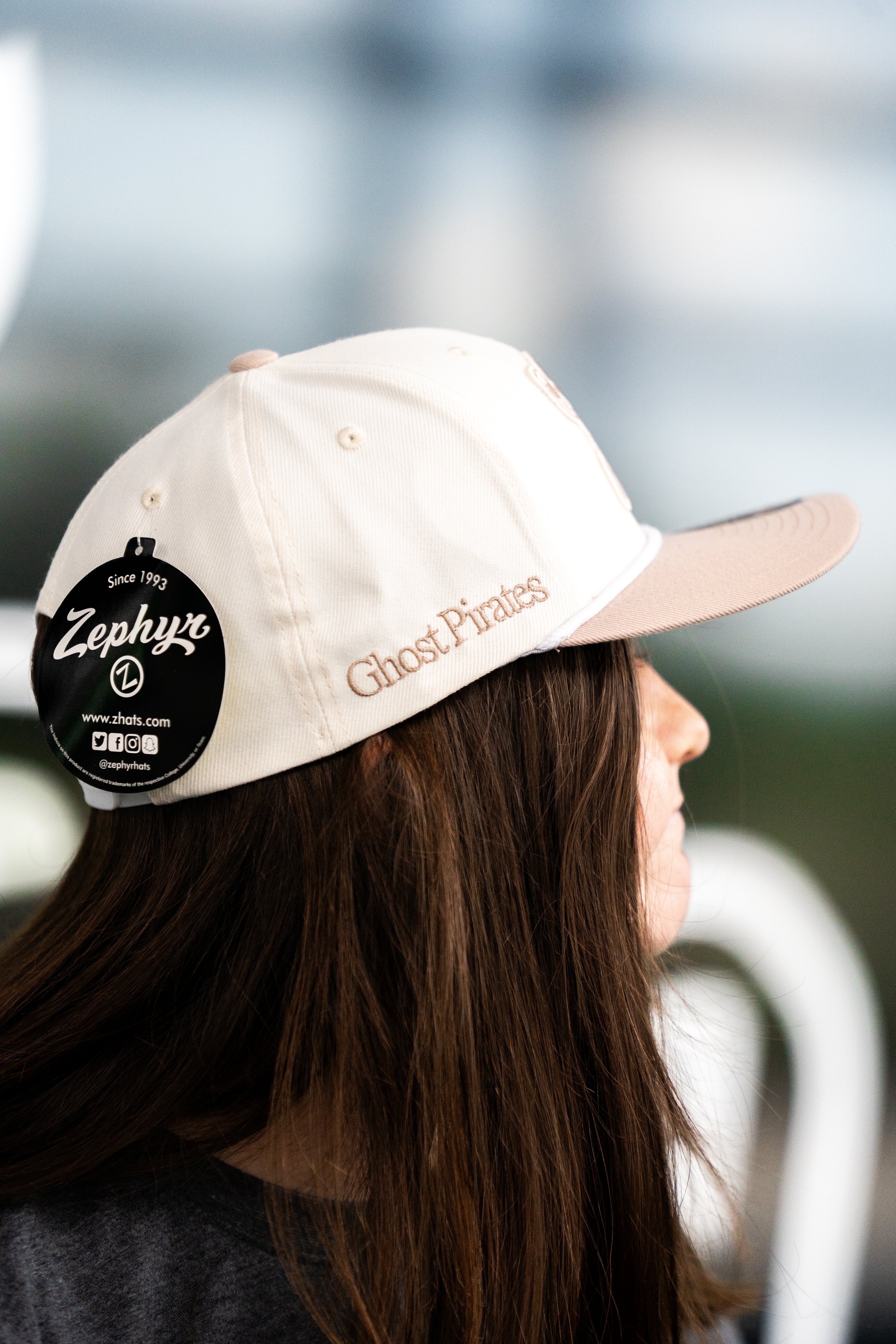 Savannah Ghost Pirates Z325 Ivory/ Dark Stone Sportbyte 3D Hat