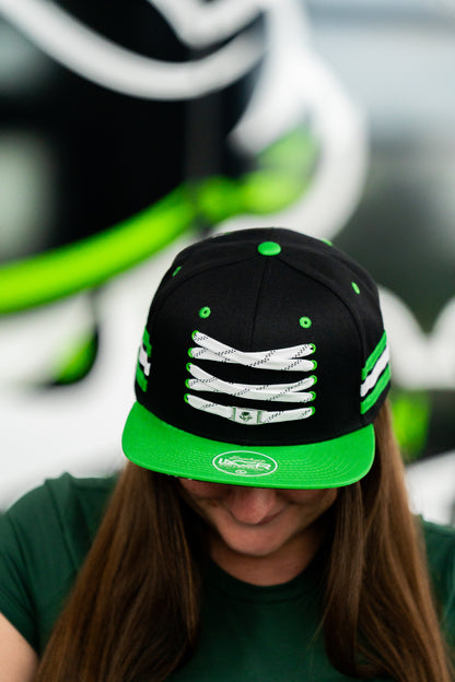 Savannah Ghost Pirates ZClassic Black/Nuc Green Lacer Locker Room Hat
