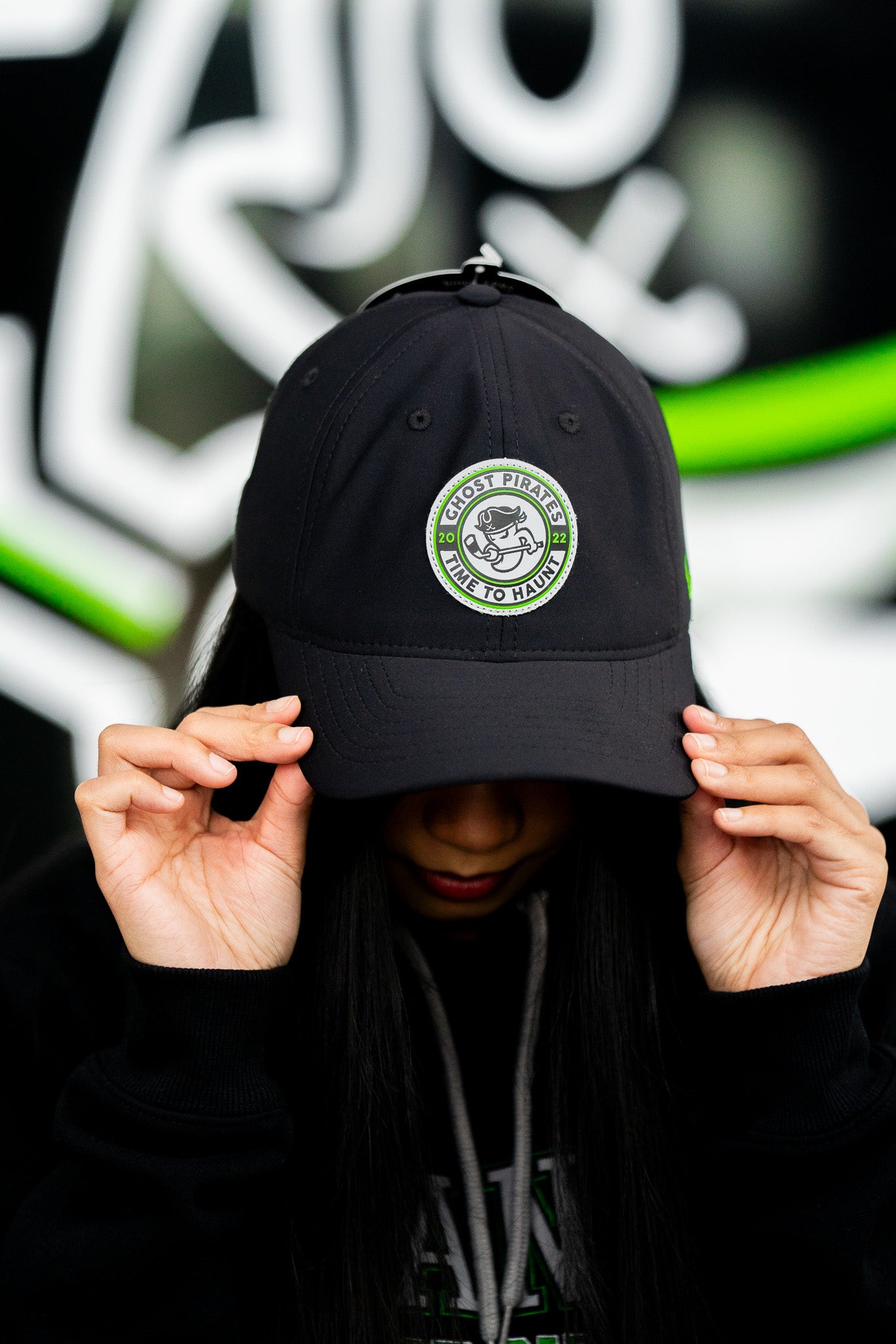 Savannah Ghost Pirates Dash Black Verve Thick Print Hat