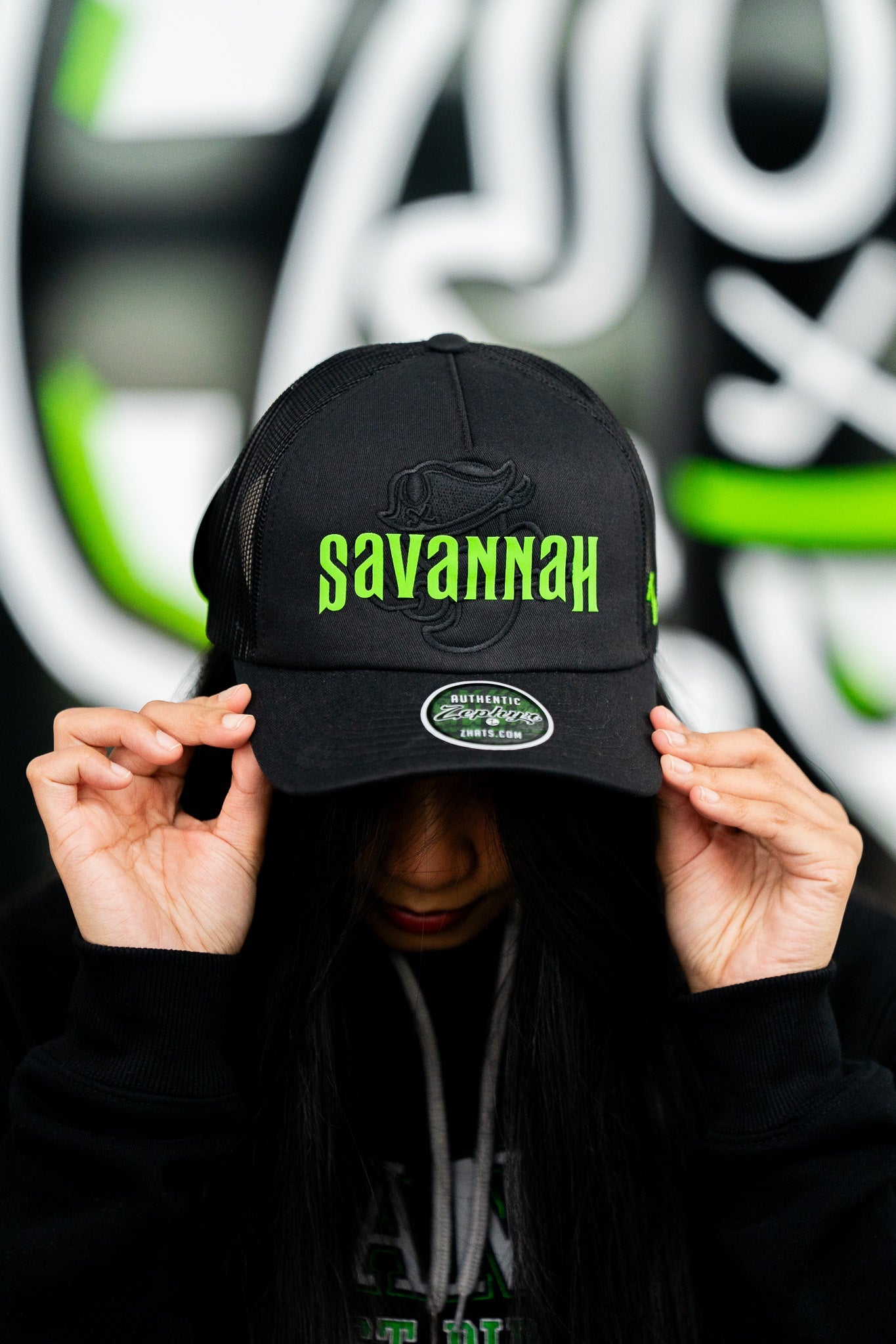 Savannah Ghost Pirates Asset Black Dassie PUFF Hat