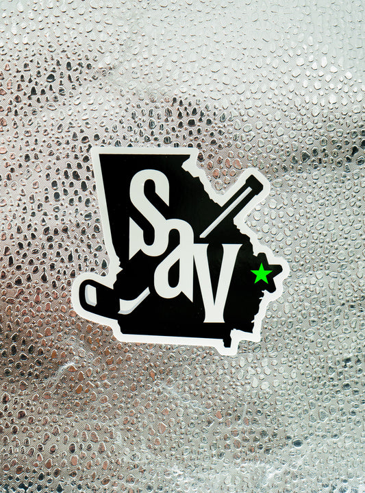 Savannah Ghost Pirates State Logo Sticker