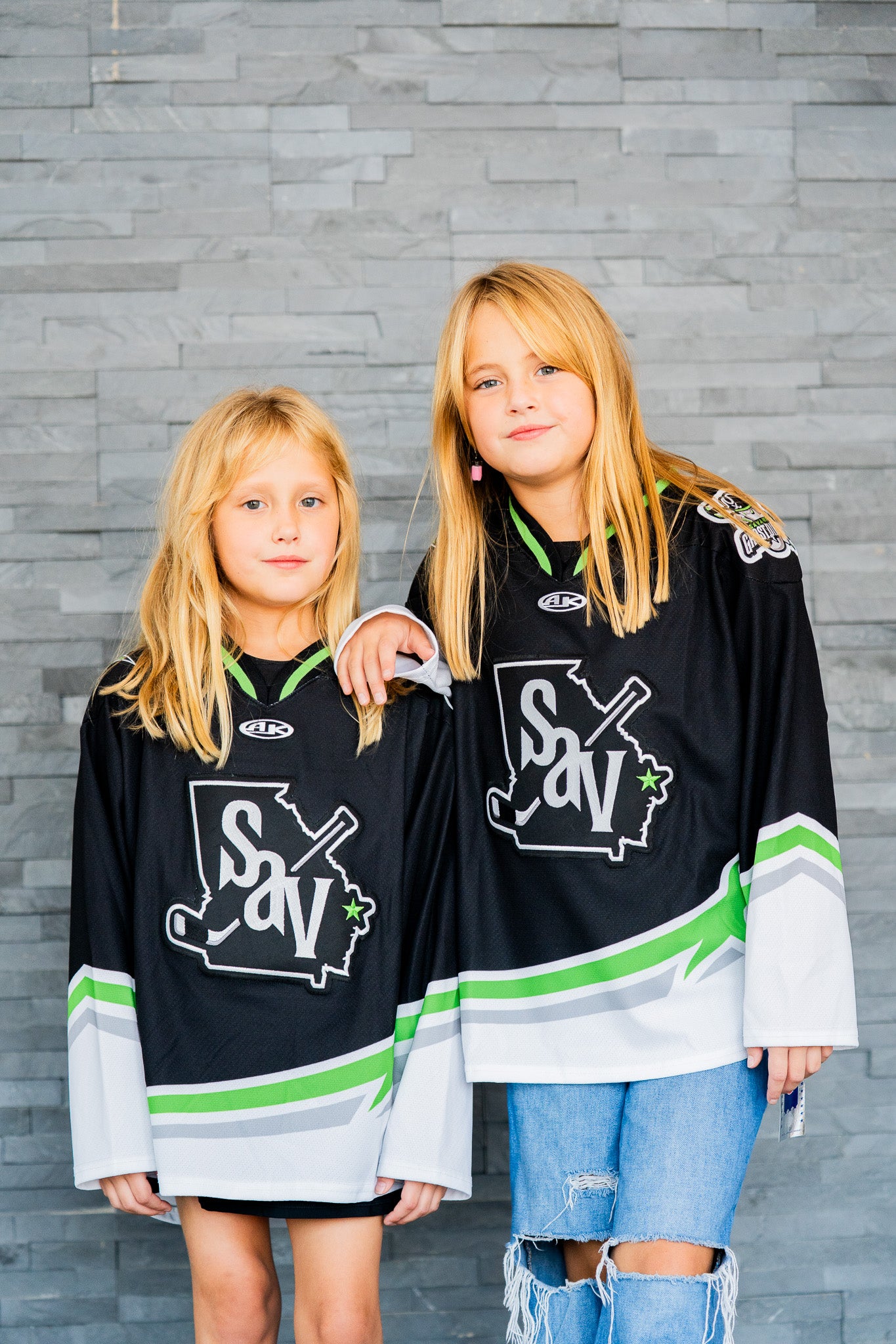 Ghost Pirates Athletic Knit SAV Logo Youth Jersey