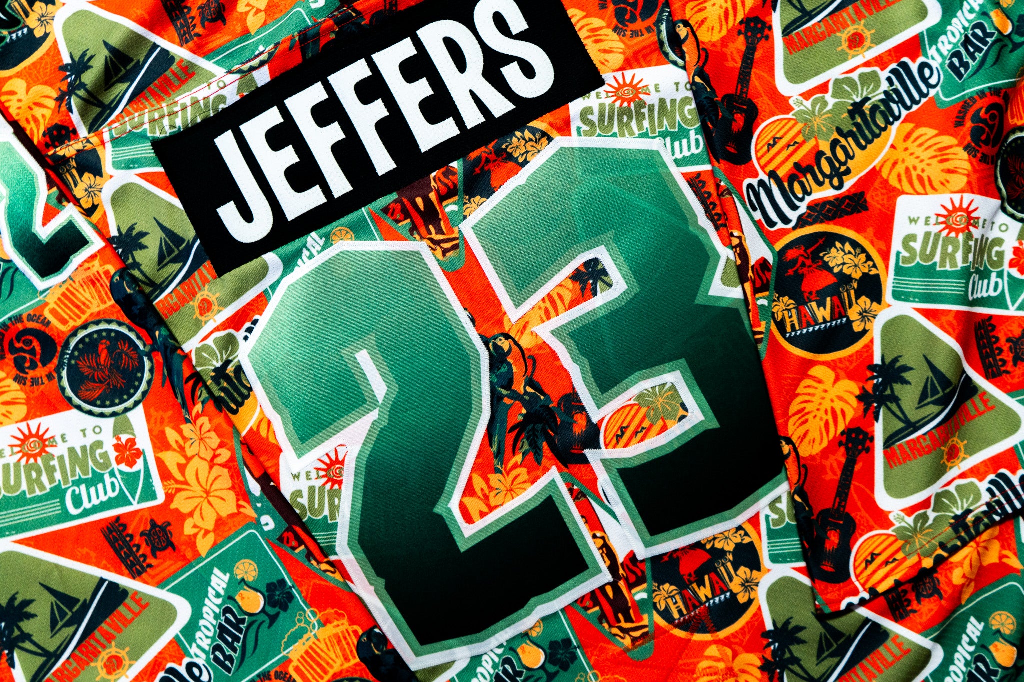 #23 JEFFERS Player Issued Ghost Parrots Jersey (Size 56)