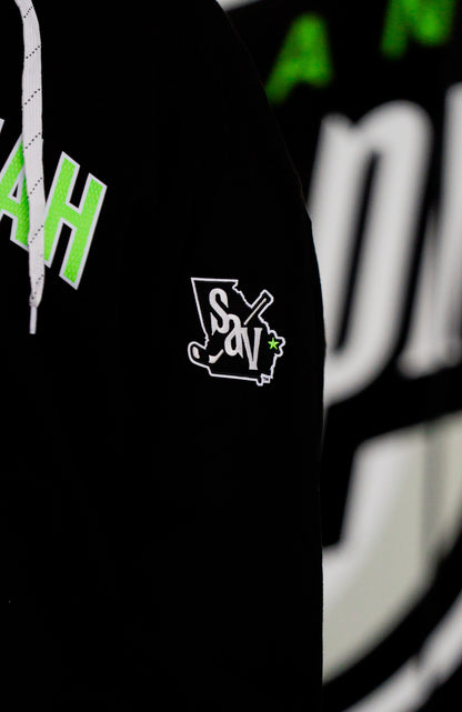 Savannah Ghost Pirates Black Laceup Hoodie