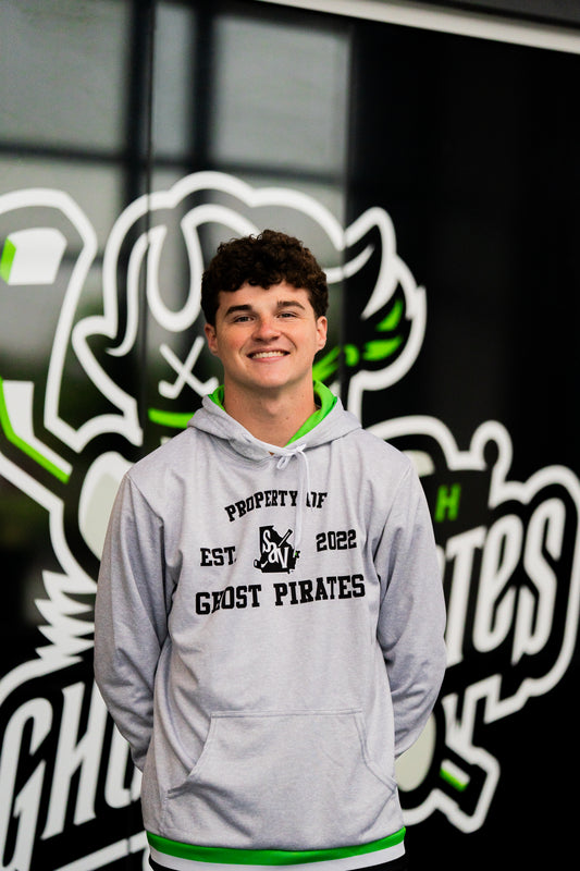 Savannah Ghost Pirates AK Gray Sublimated Hoodie