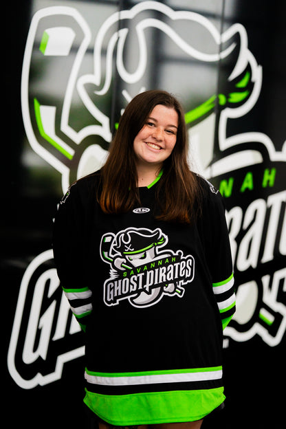 Savannah Ghost Pirates Official Black Replica Jersey