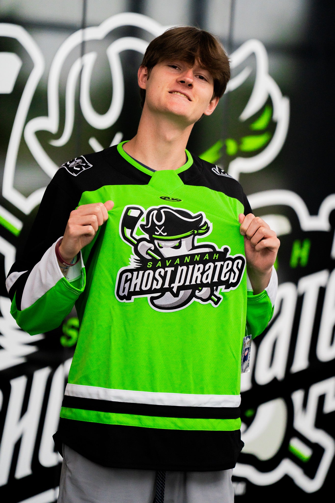 Savannah Ghost Pirates Official Green Replica Jersey