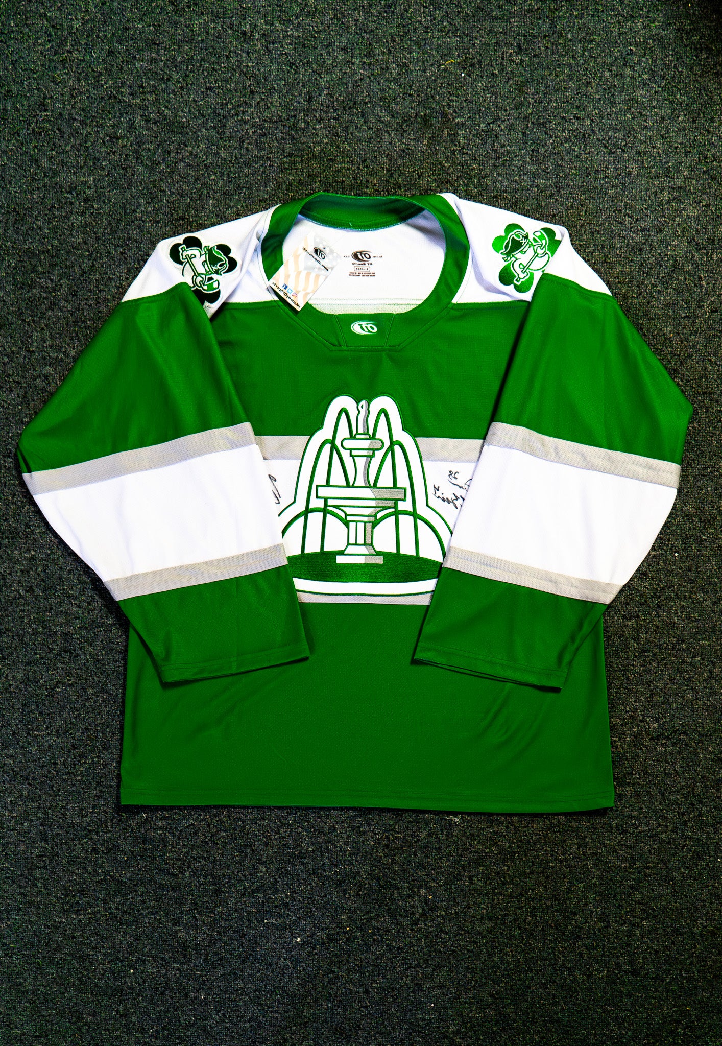24-25 Team Signed St. Patrick's Day Jersey (XL)