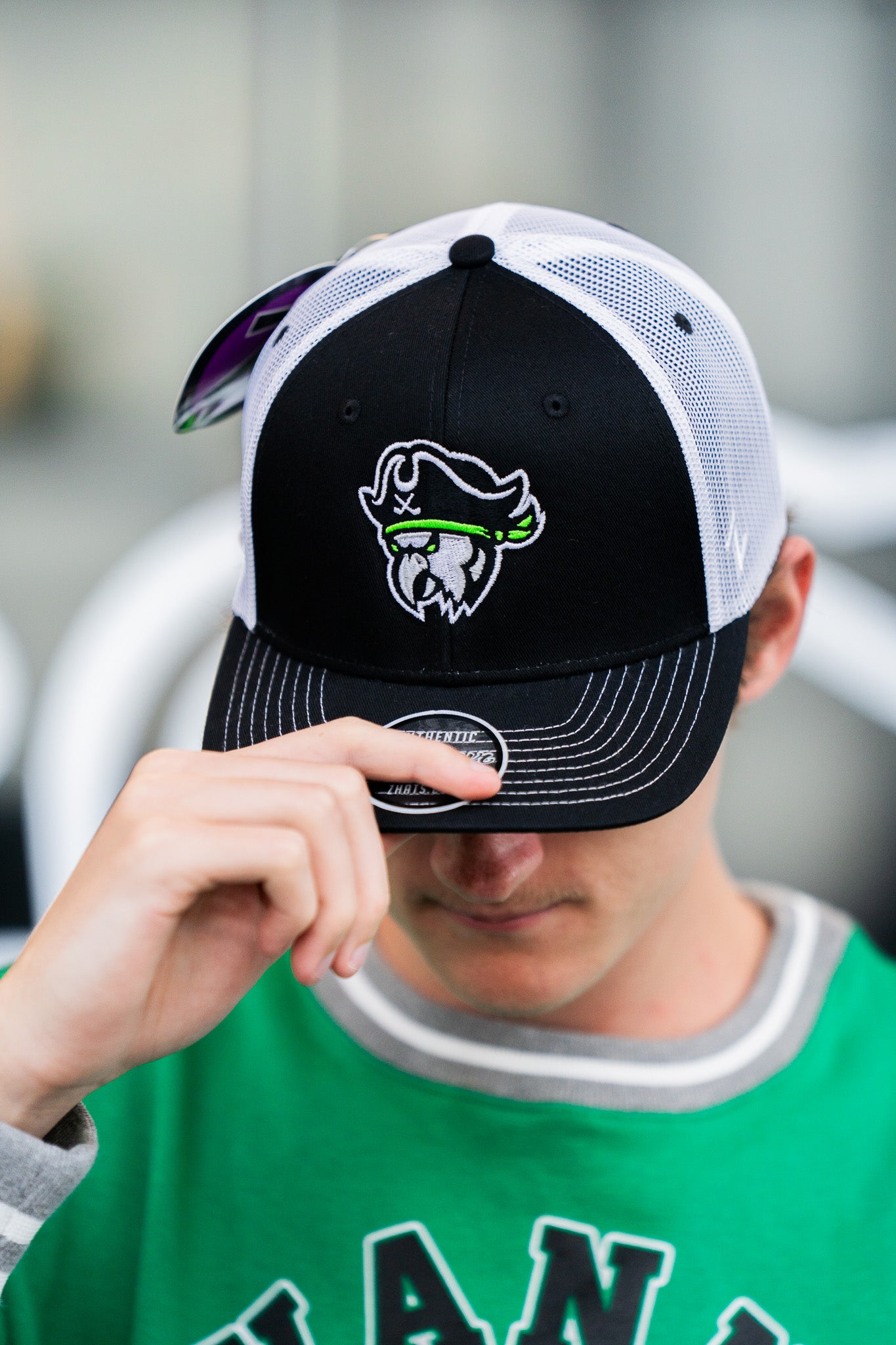 Ghost Parrots Zephyr Dakota Black/White Mesh Back Hat