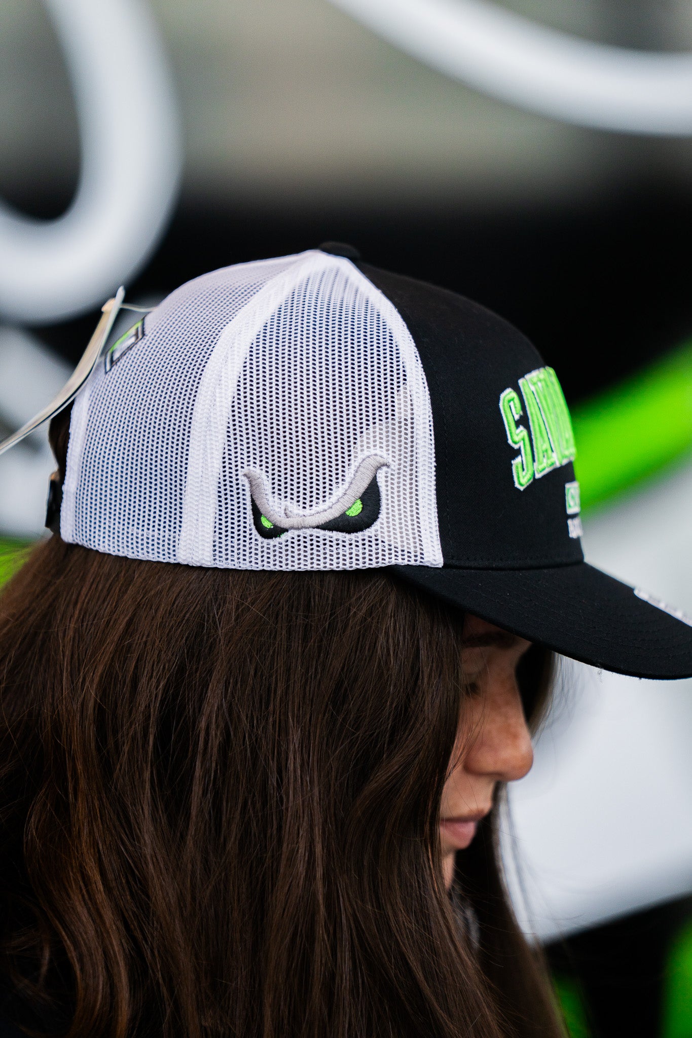 Ghost Pirates CCM Savannah Black Snapback Hat, White Mesh