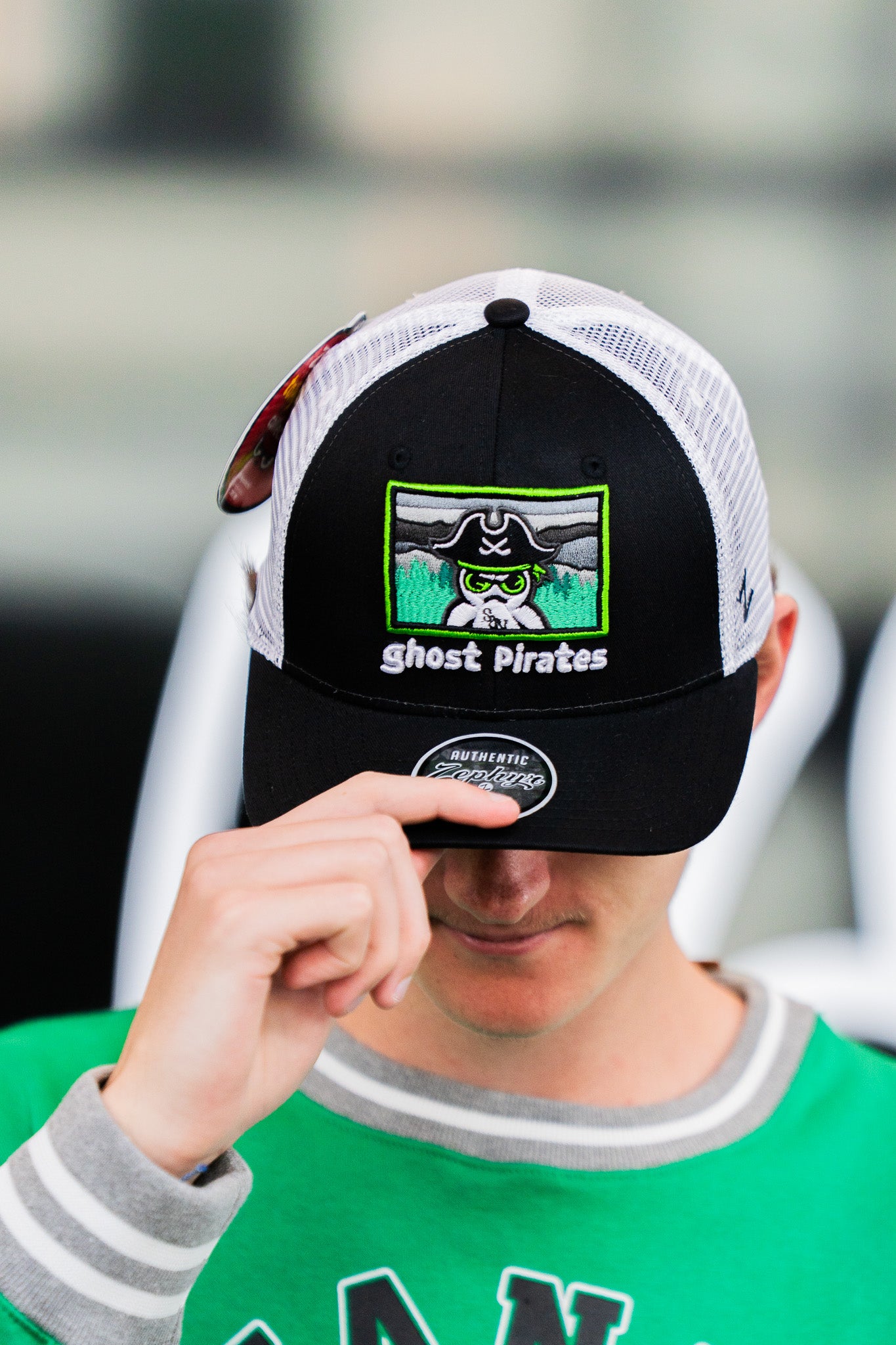 Ghost Pirates Zephyr Kashiwa Forest Scene Mesh Back Hat