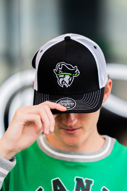 Ghost Parrots Zephyr Dakota Black/White Mesh Back Hat