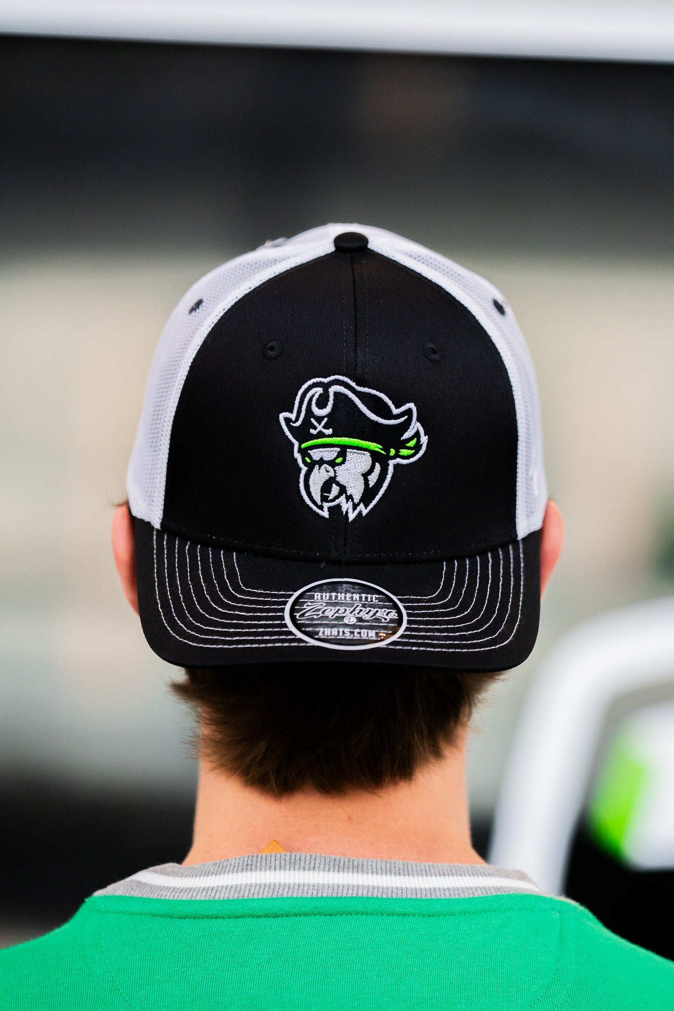 Ghost Parrots Zephyr Dakota Black/White Mesh Back Hat