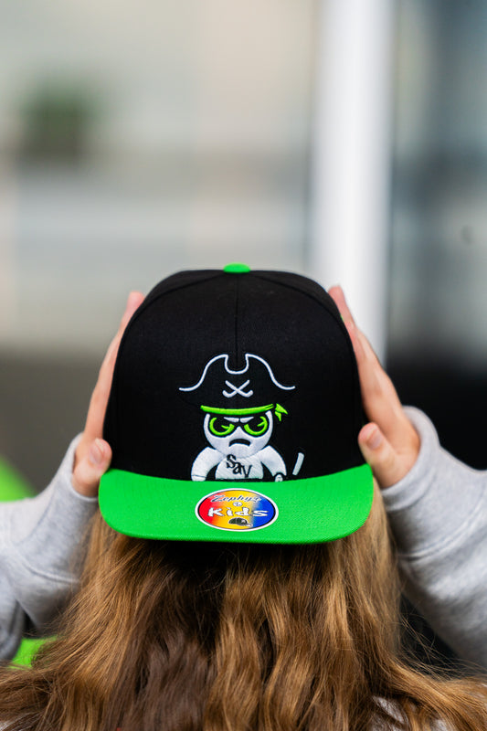 Ghost Pirates Zephyr Youth Z11 Black Snapback
