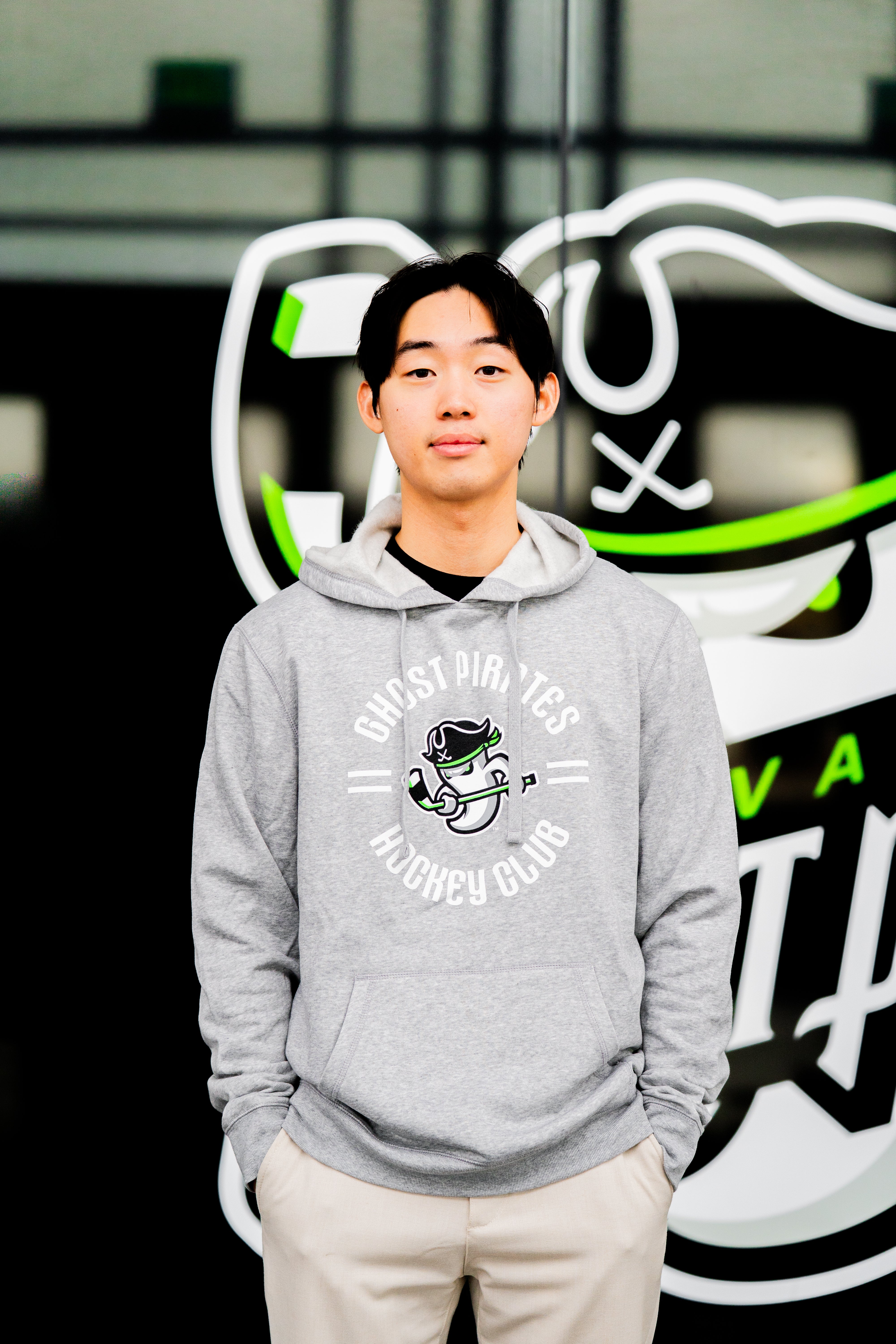 Savannah Ghost Pirates District Heathred Gray Lightweight Fleece Hoodie