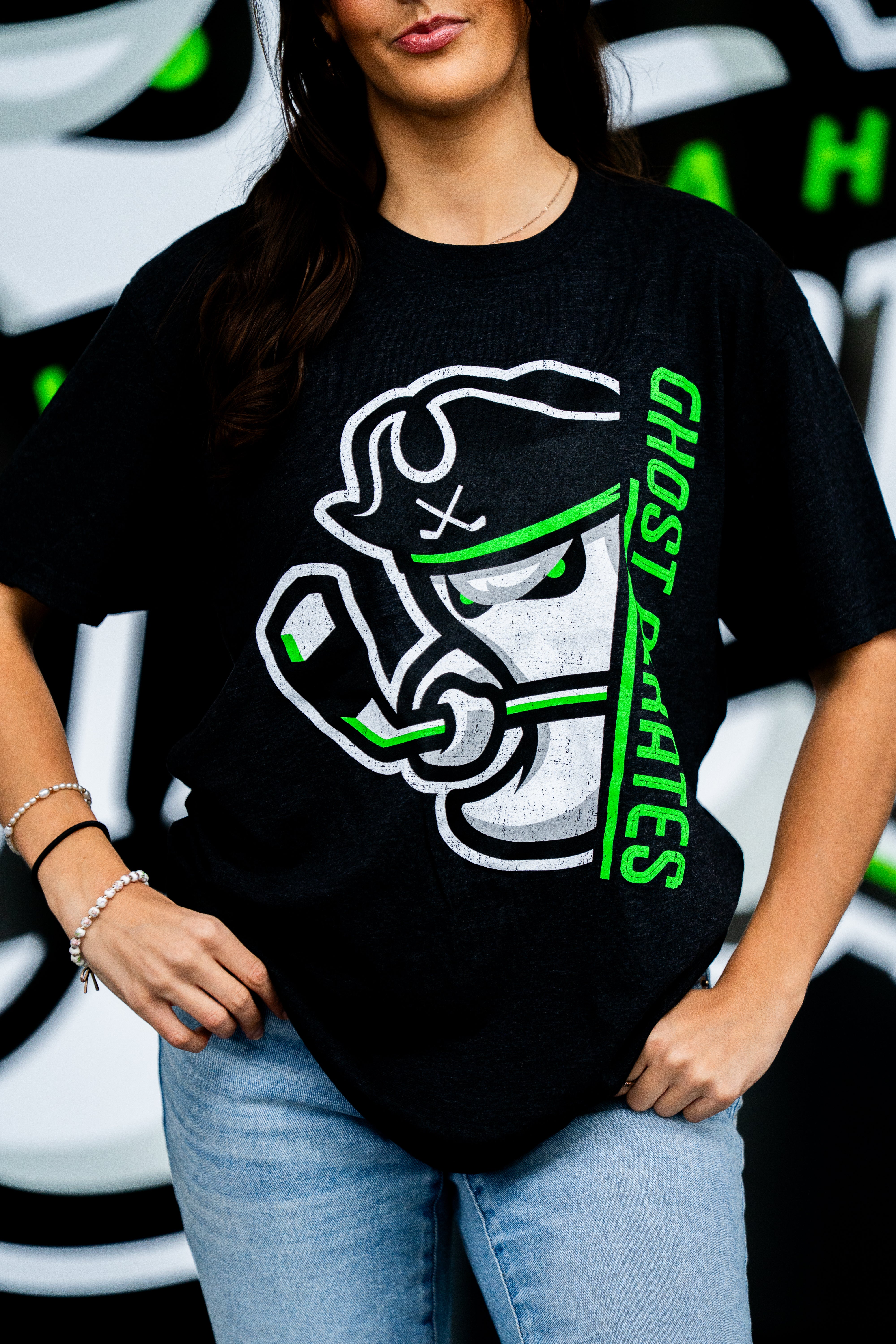 Savannah Ghost Pirates Split Screen Tee