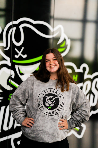 Ghost Panthers Gray Comfort Colors Color Blast Crewneck