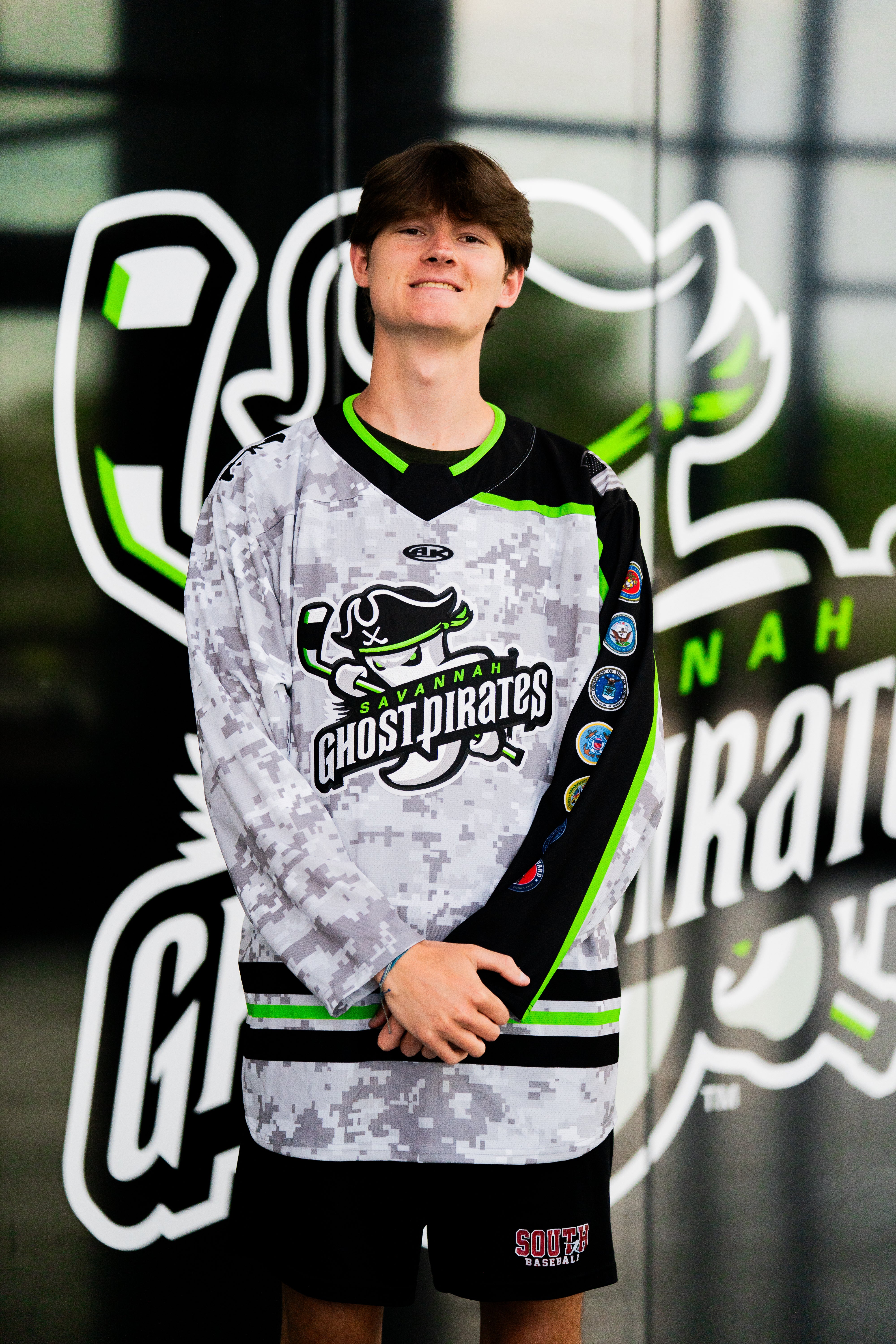Ghost Pirates Athletic Knit Military Appreciation Jersey