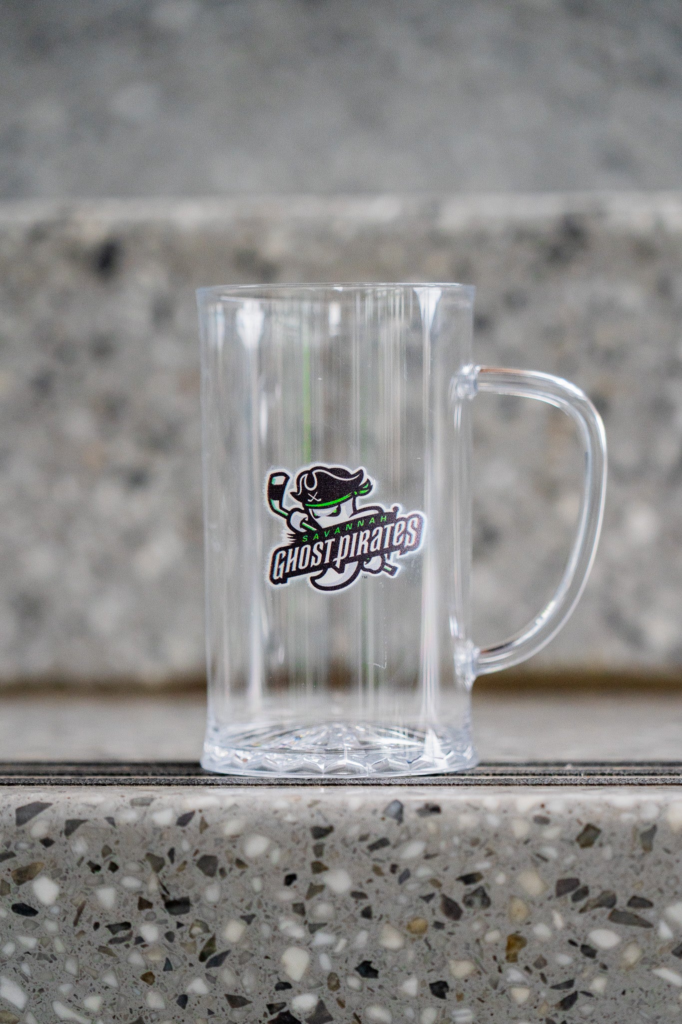 Savannah Ghost Pirates Primary Logo Plastic Beer Mug