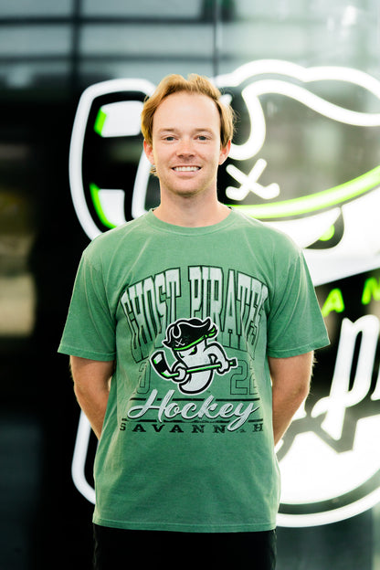 Ghost Pirates Green Kicking It Soft T-Shirt