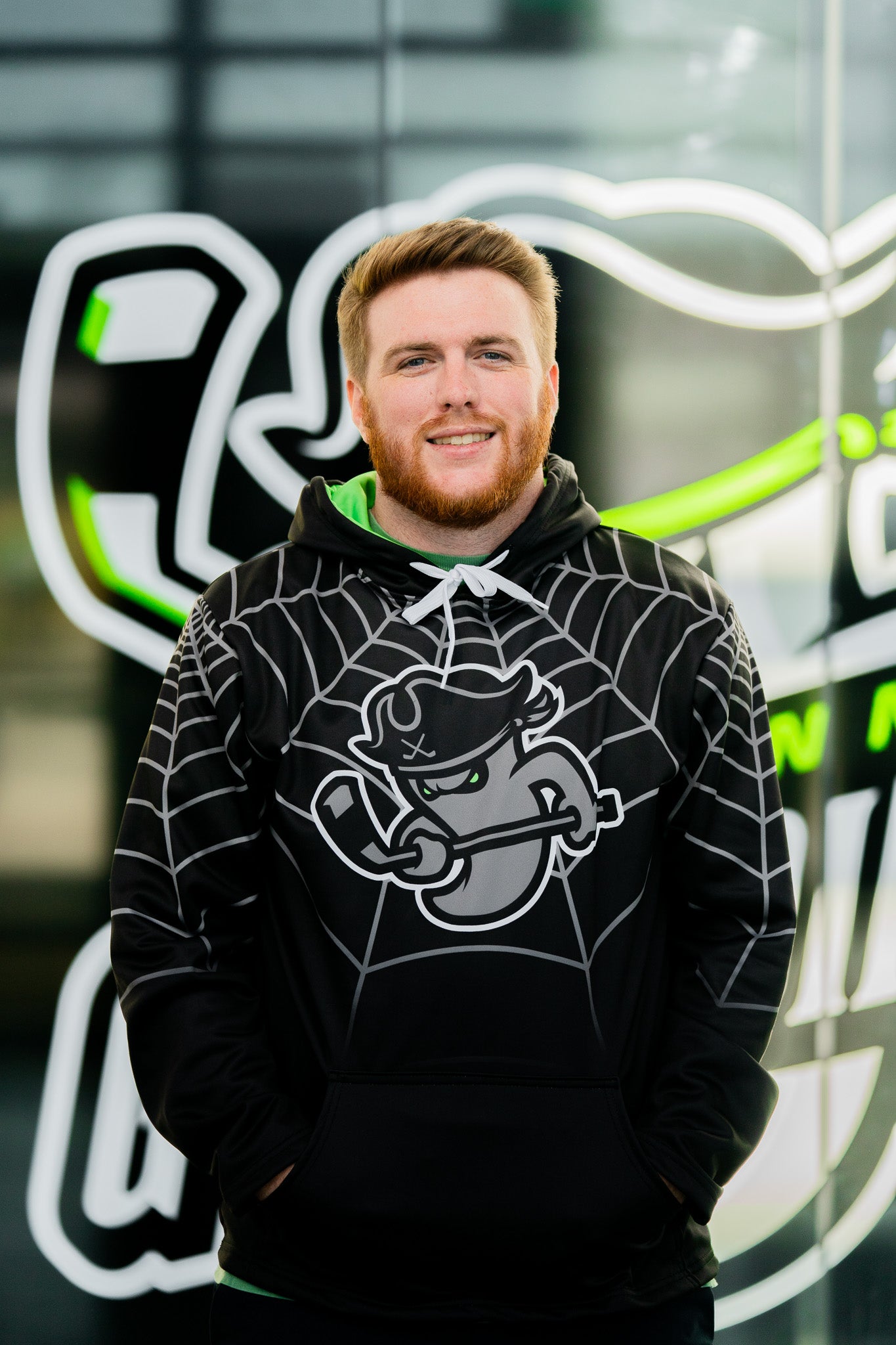 Ghost Pirates Spiderweb Sublimated Hoodie