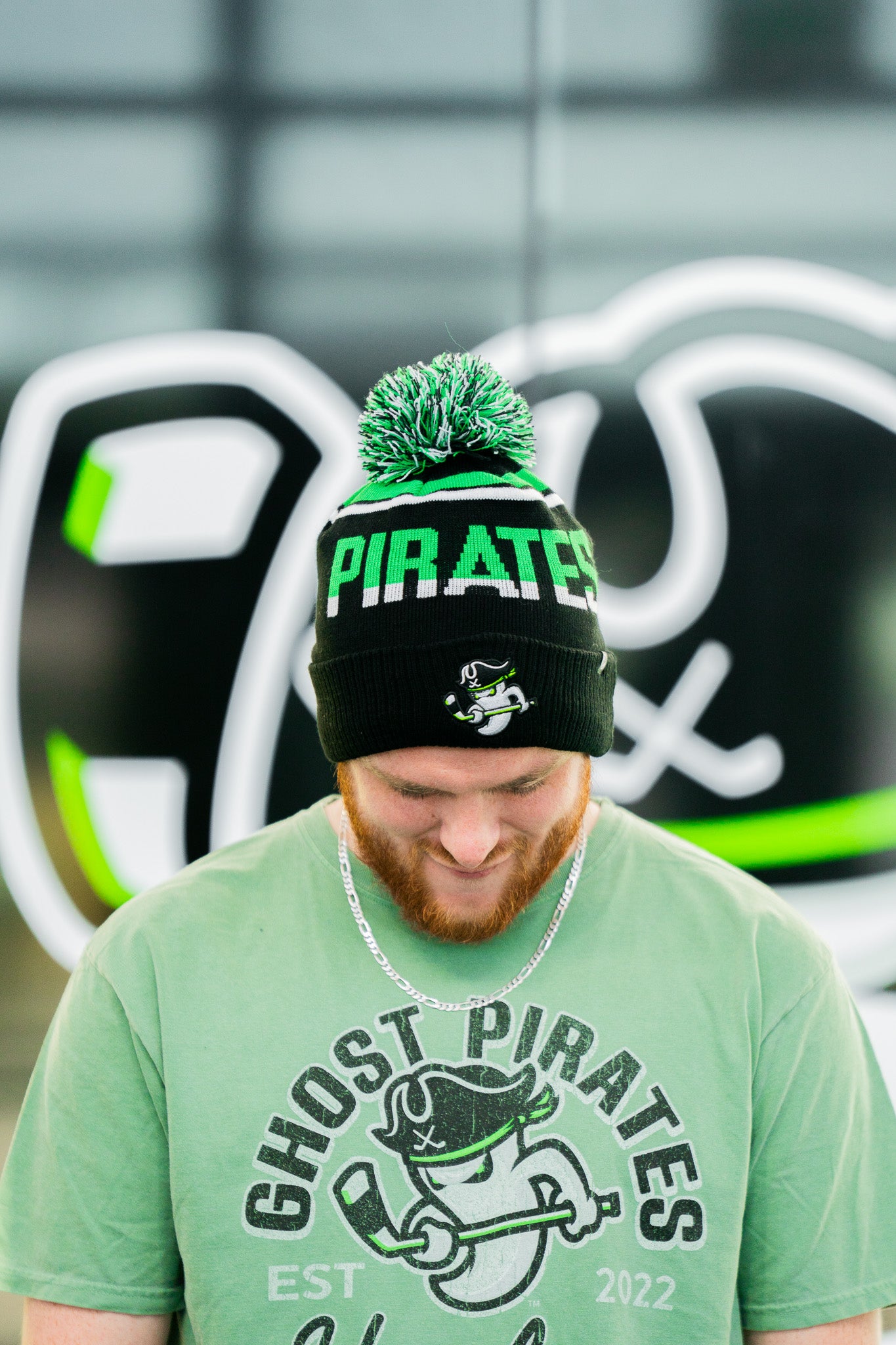 Savannah Ghost Pirates Blk/Green/Wht Mantra Beanie