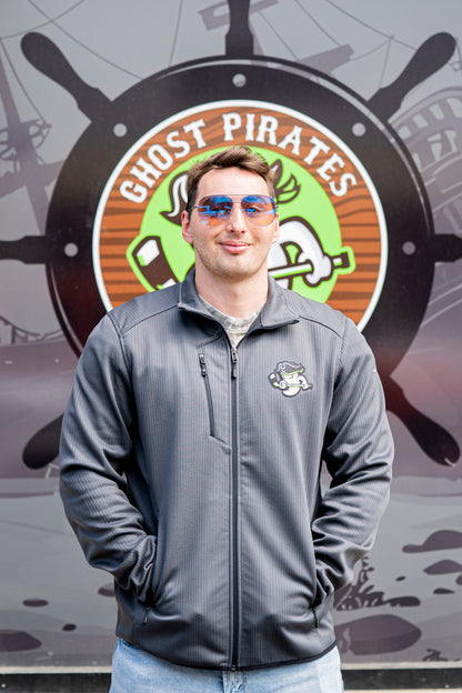 Ghost Pirates Grey Eddie Bauer Dash Full-Zip Fleece Jacket