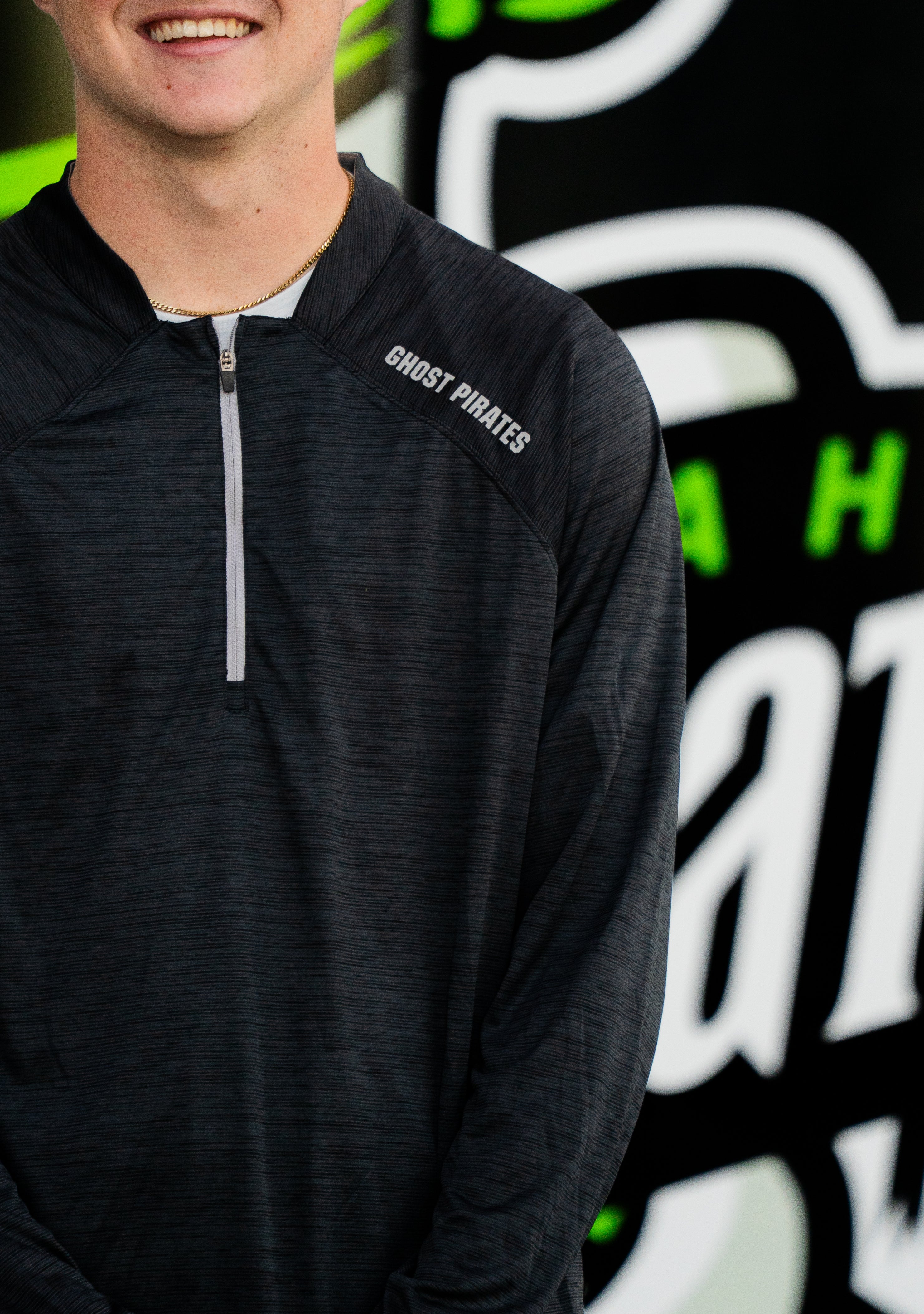 Savannah Ghost Pirates Colosseum Theoretical 1/4 Zip Windshirt