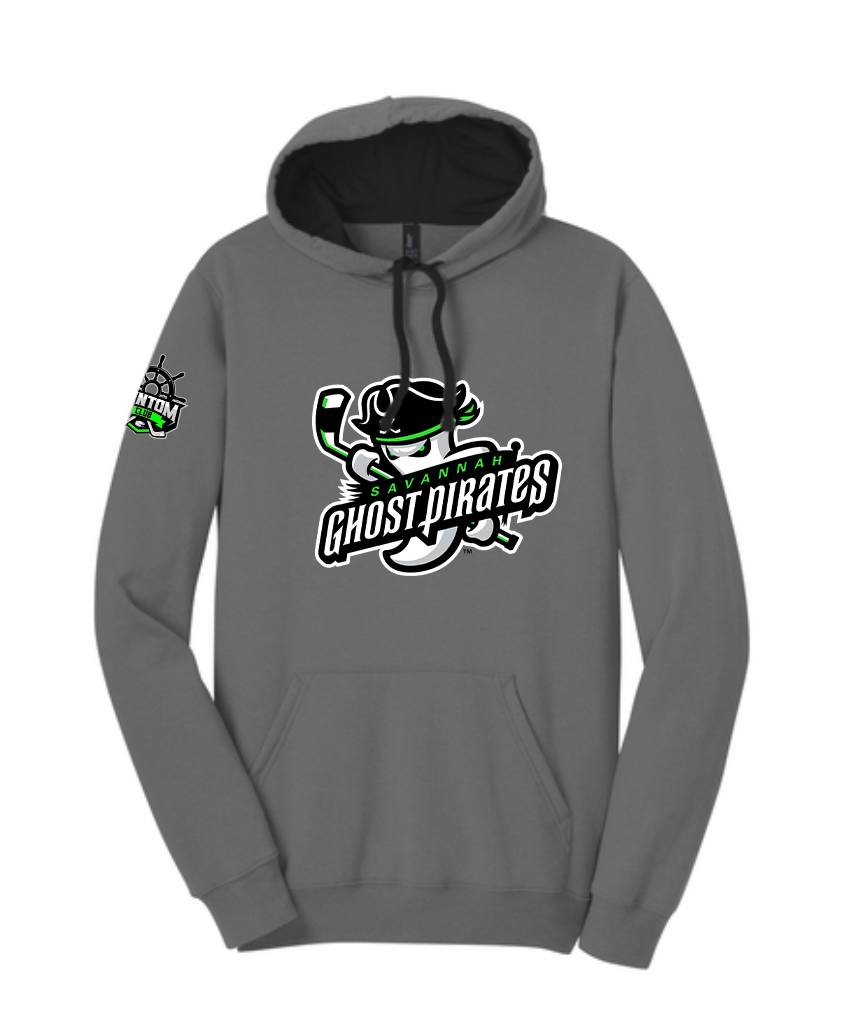 Savannah Ghost Pirates Fantom Club Gray Hoodie