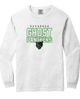 Ghost Panthers Ash Green Glow Graphic Longsleeve Tee