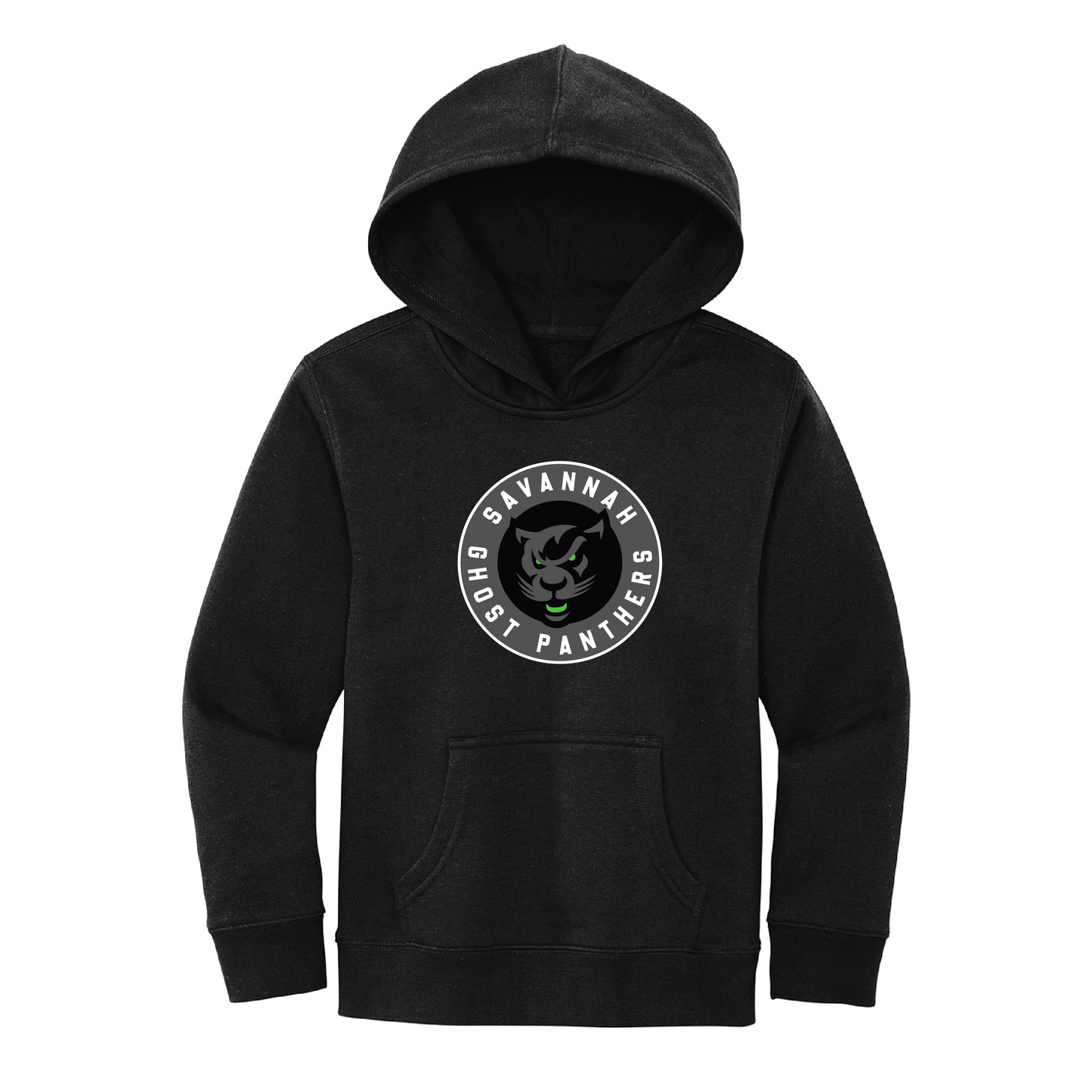 Ghost Panthers Youth Black Hoodie