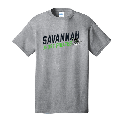 Savannah Ghost Pirates Grey Slant Tee