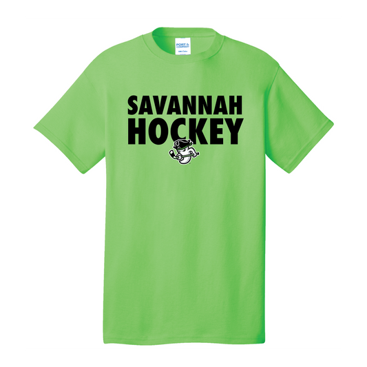 Savannah Ghost Pirates Lime Savannah Hockey T-Shirt