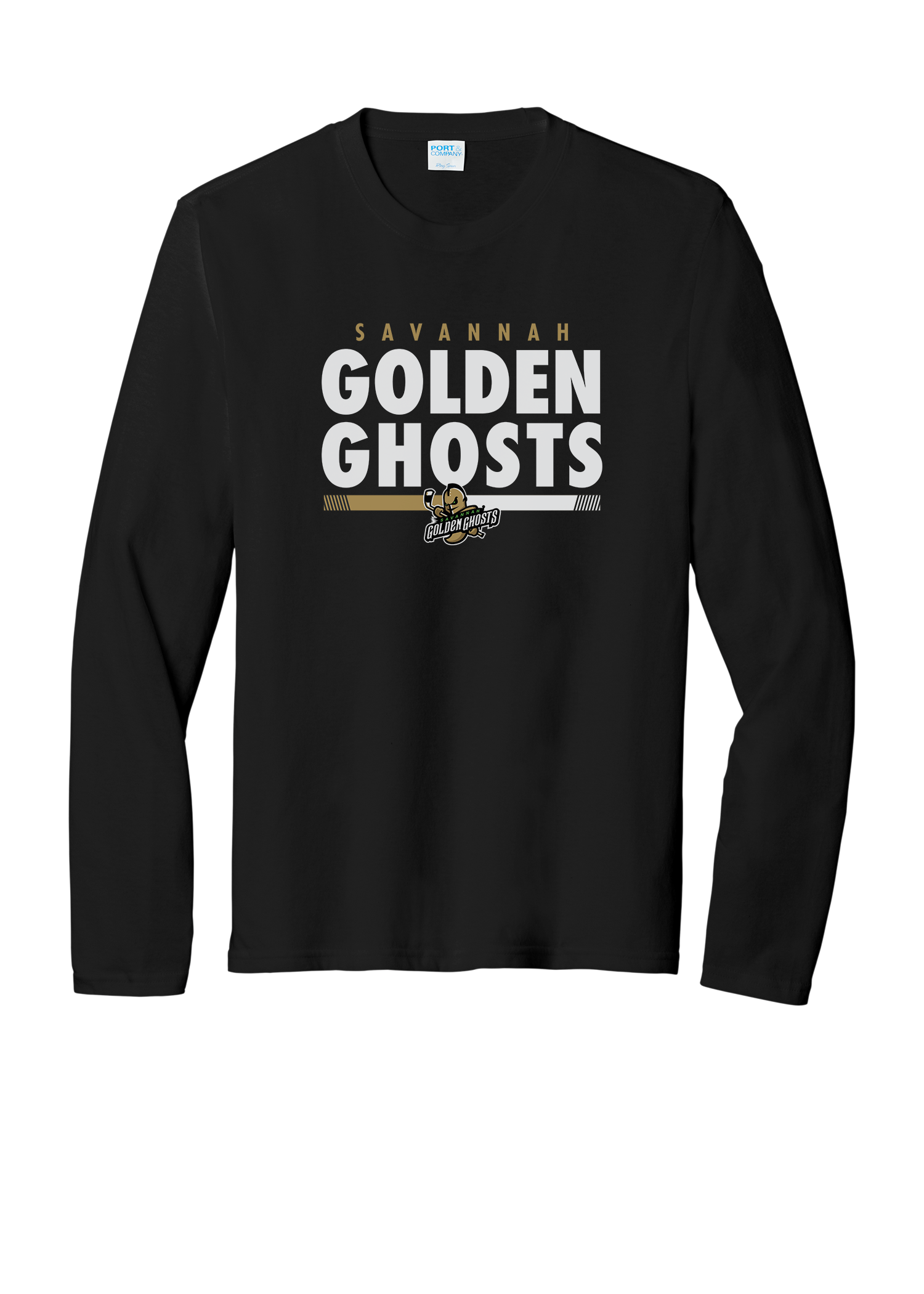 Ghost Pirates Limited Edition Golden Ghosts Black Long Sleeve T-shirt
