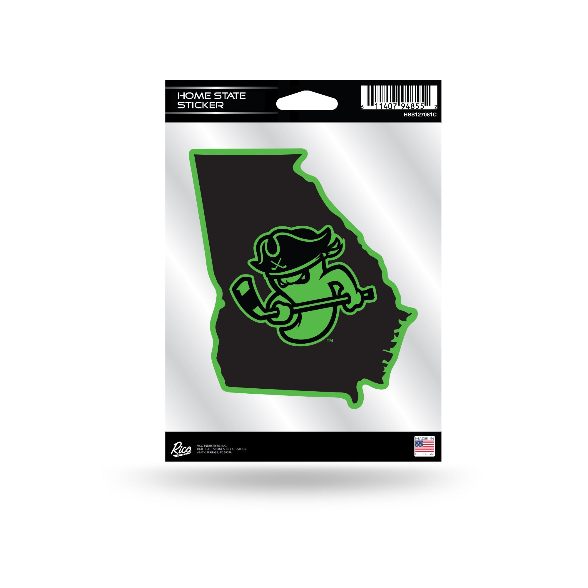 Savannah Ghost Pirates Home State Decal