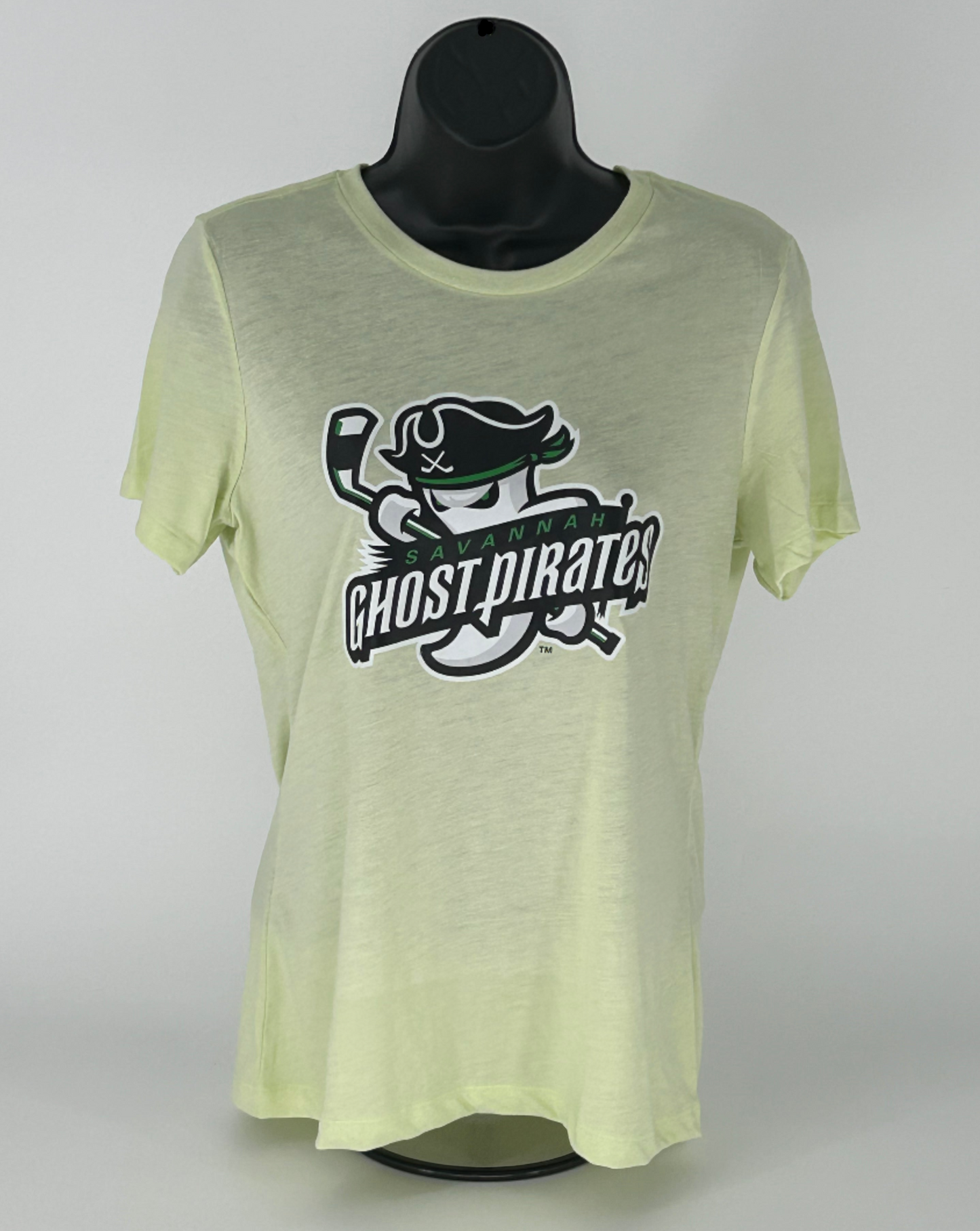 Ghost Pirates Light Green Primary Logo T-Shirt