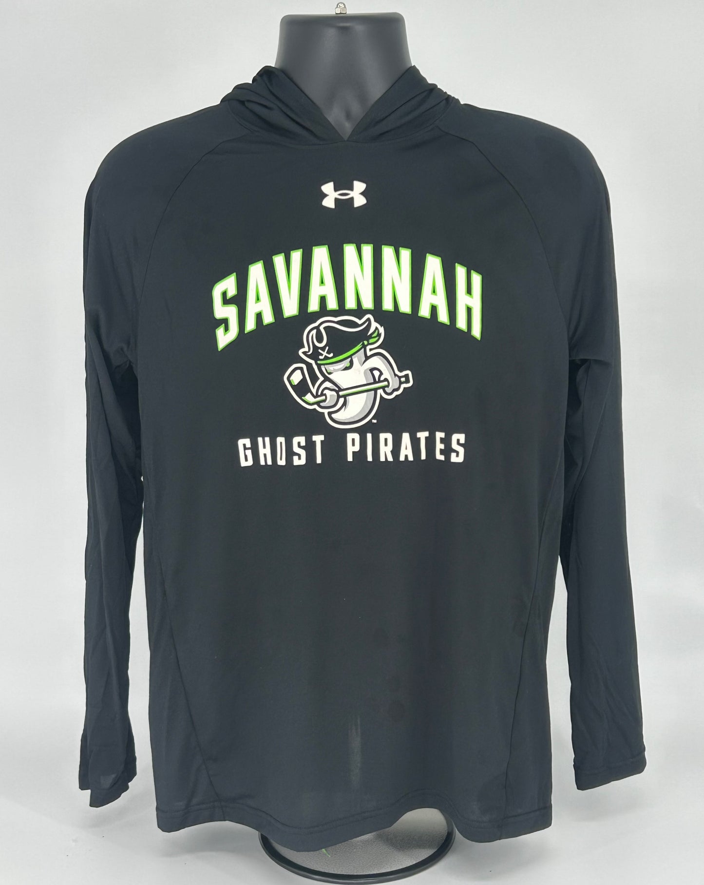 Ghost Pirates Black Under Armour Tech Hood