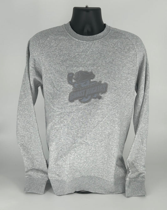 Ghost Pirates CCM Athletic Grey Tonal Fleece Crew