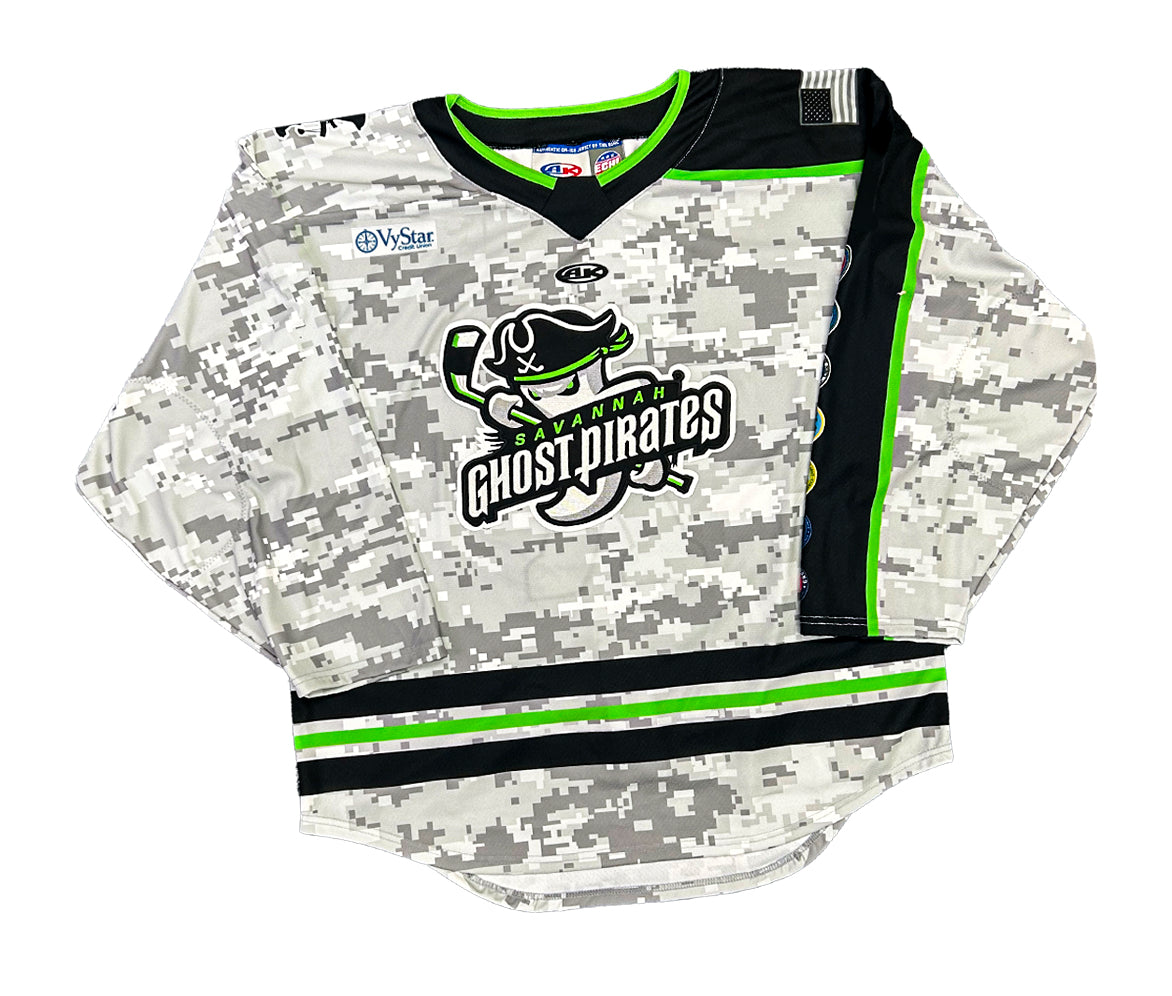 Ghost Pirates Athletic Knit Youth Military Appreciation Jersey