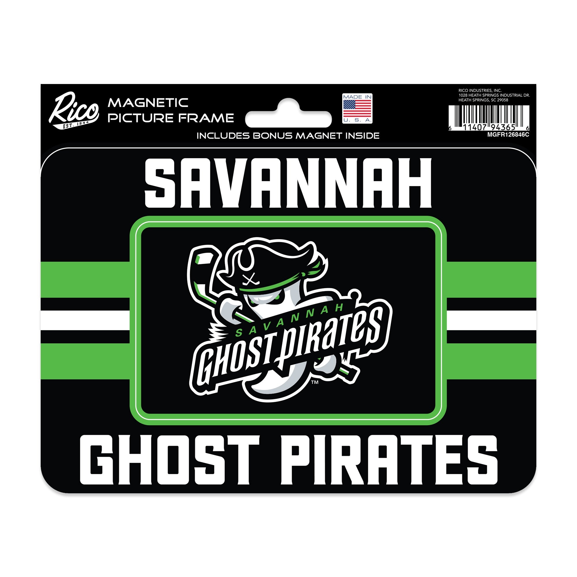 Savannah Ghost Pirates Magnetic Picture Frame