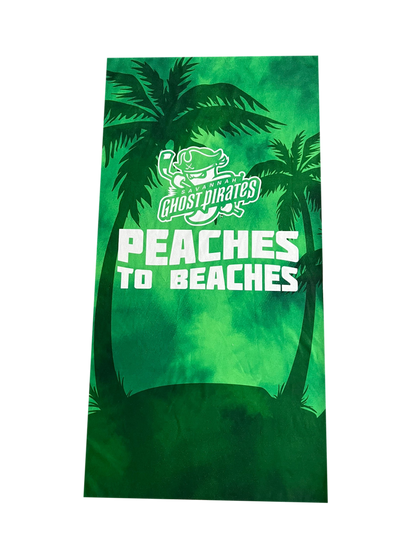 Ghost Pirates Peaches to Beaches Beach Towel