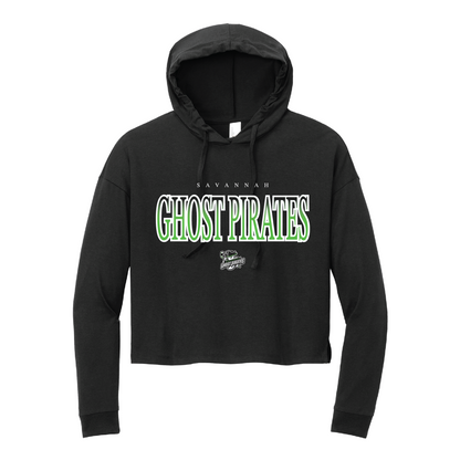Ghost Pirates Women's Black Perfect Tri Midi Hoodie