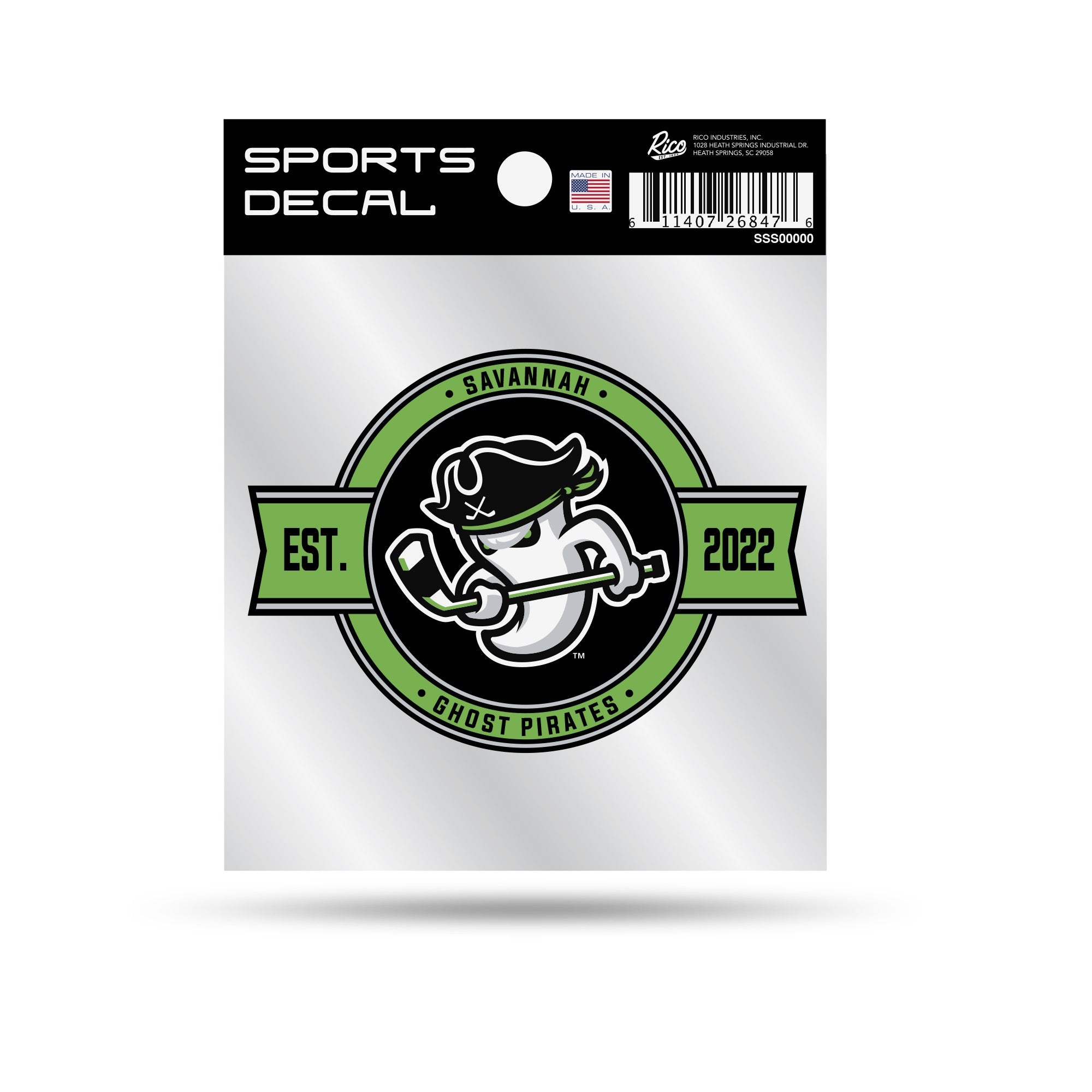 Savannah Ghost Pirates Ribbon Decal