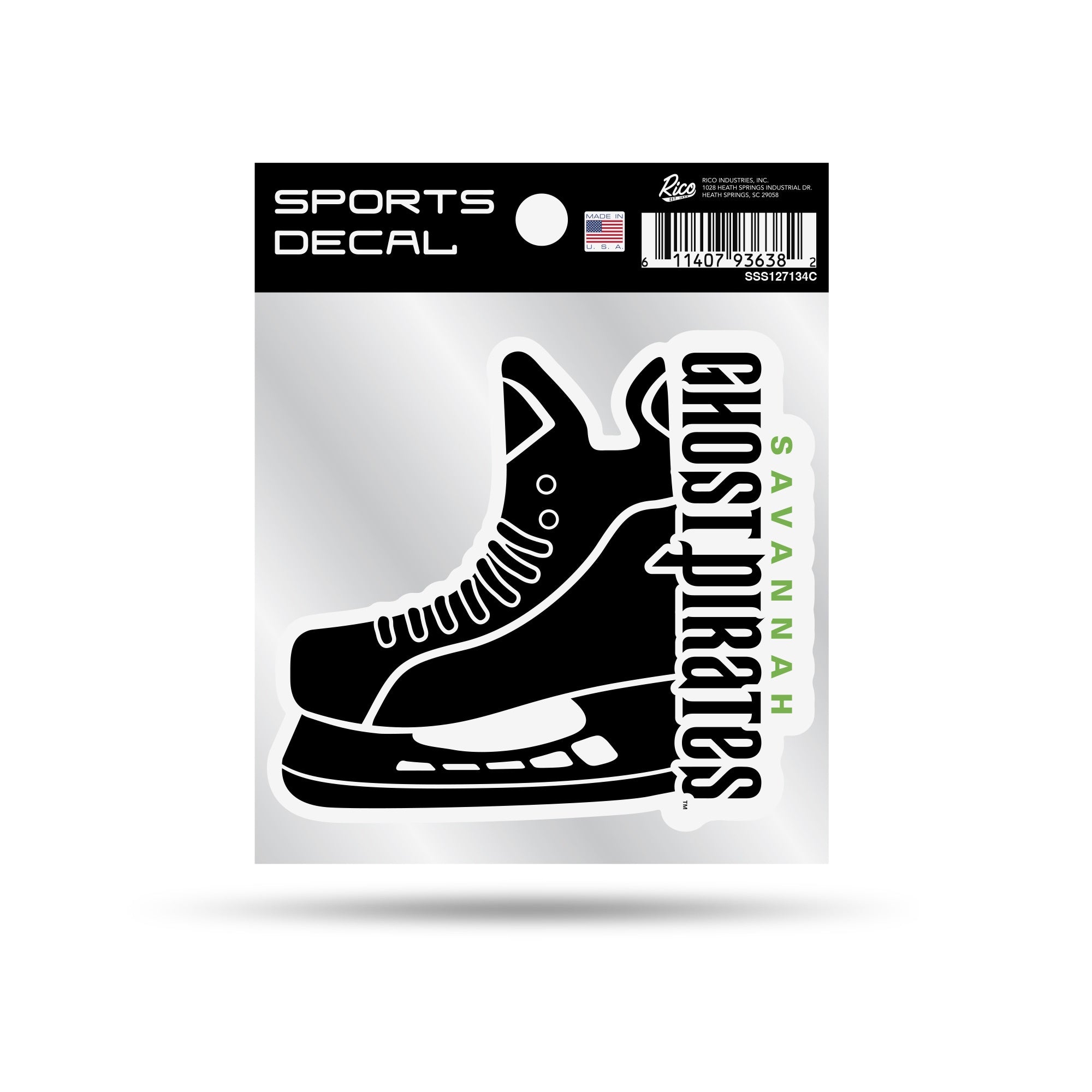 Savannah Ghost Pirates Skate Wordmark Decal