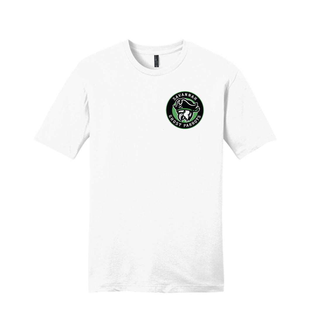 Savannah Ghost Parrots White Duo Design Tee
