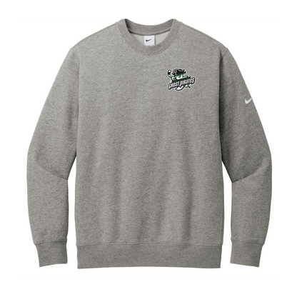 Ghost Pirates Grey Nike Club Crewneck Fleece