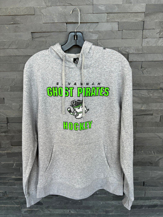 Ghost Pirates Hockey Grey Hoodie