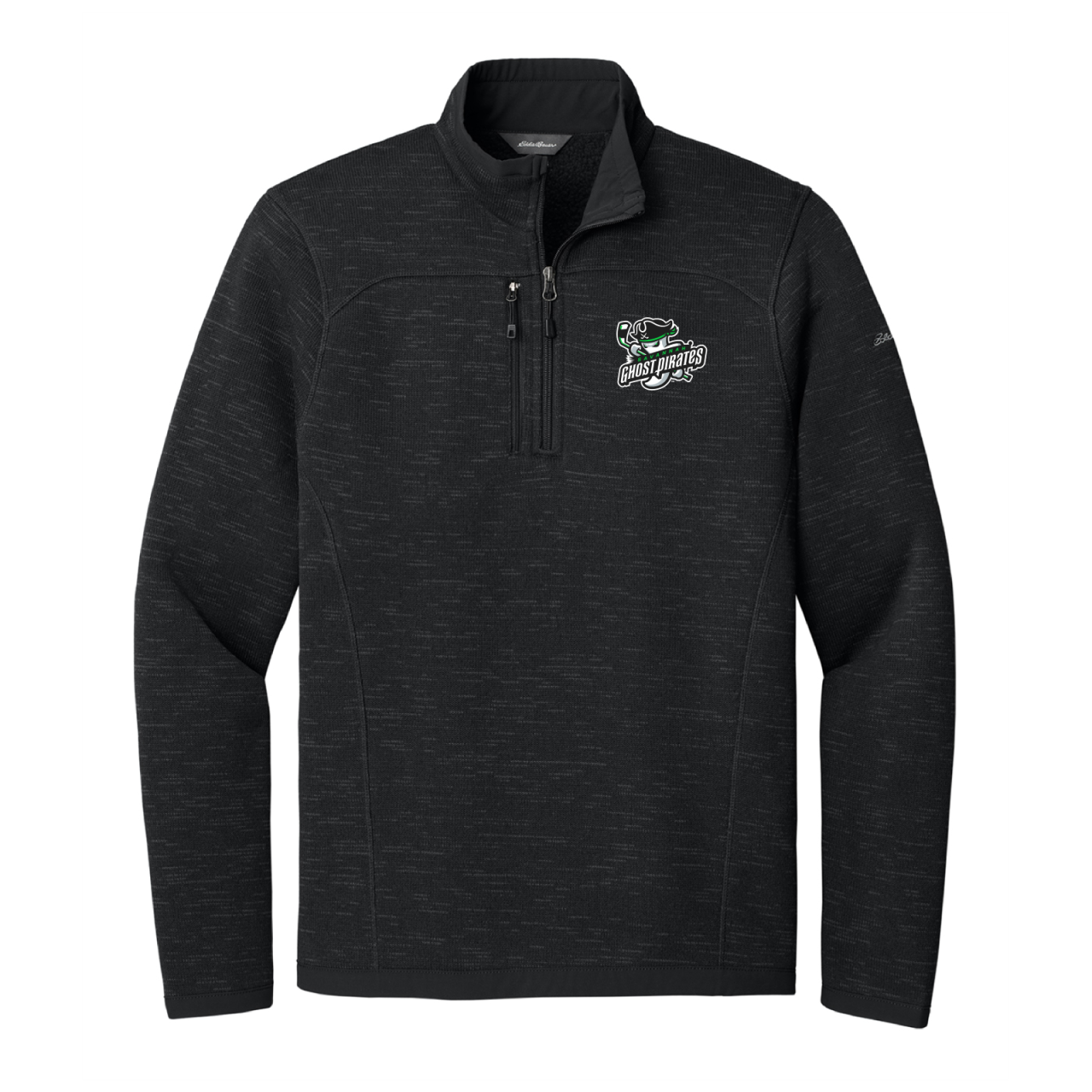 Ghost Pirates Black Eddie Bauer Sweater Fleece 1/4-Zip