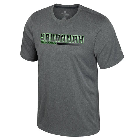 Savannah Ghost Pirates Colosseum Physics S/S Tee - Heather Charcoal