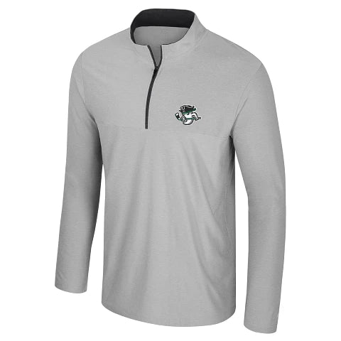 Savannah Ghost Pirates Colosseum Atomic 1/4 Zip Windshirt - Ash Gray